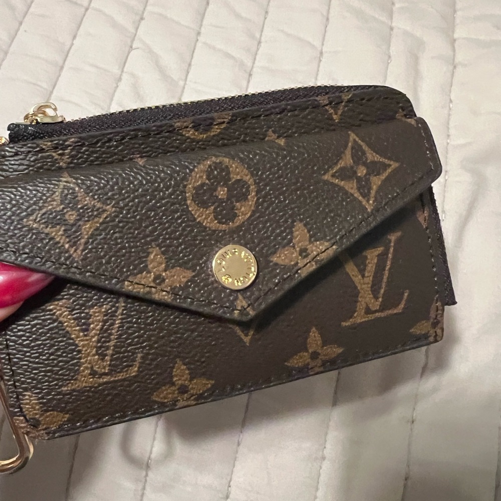 Louis Vuitton Brown Monogram Wallet recto verso